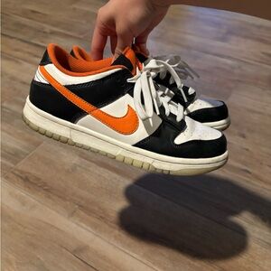 Nike halloween dunks, glow in the dark.